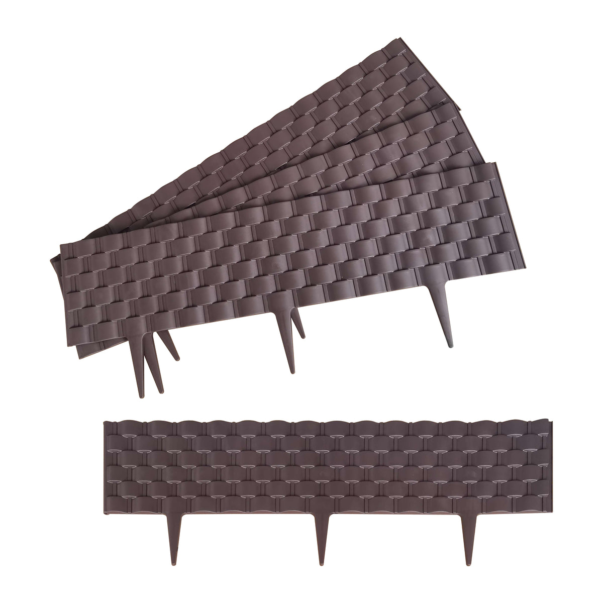 cortex-london-windsor-flexible-faux-rattan-garden-fence-pack-of-4