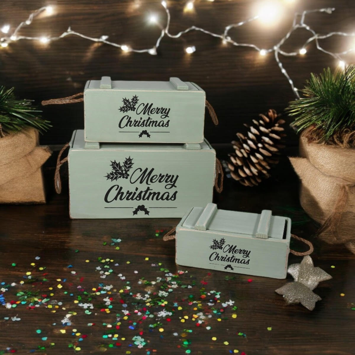 cortex-london-york-merry-christmas-wooden-storage-crate-set-green