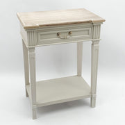 cortex-london-windsor-78cm-wooden-drawer-table-polished-finish