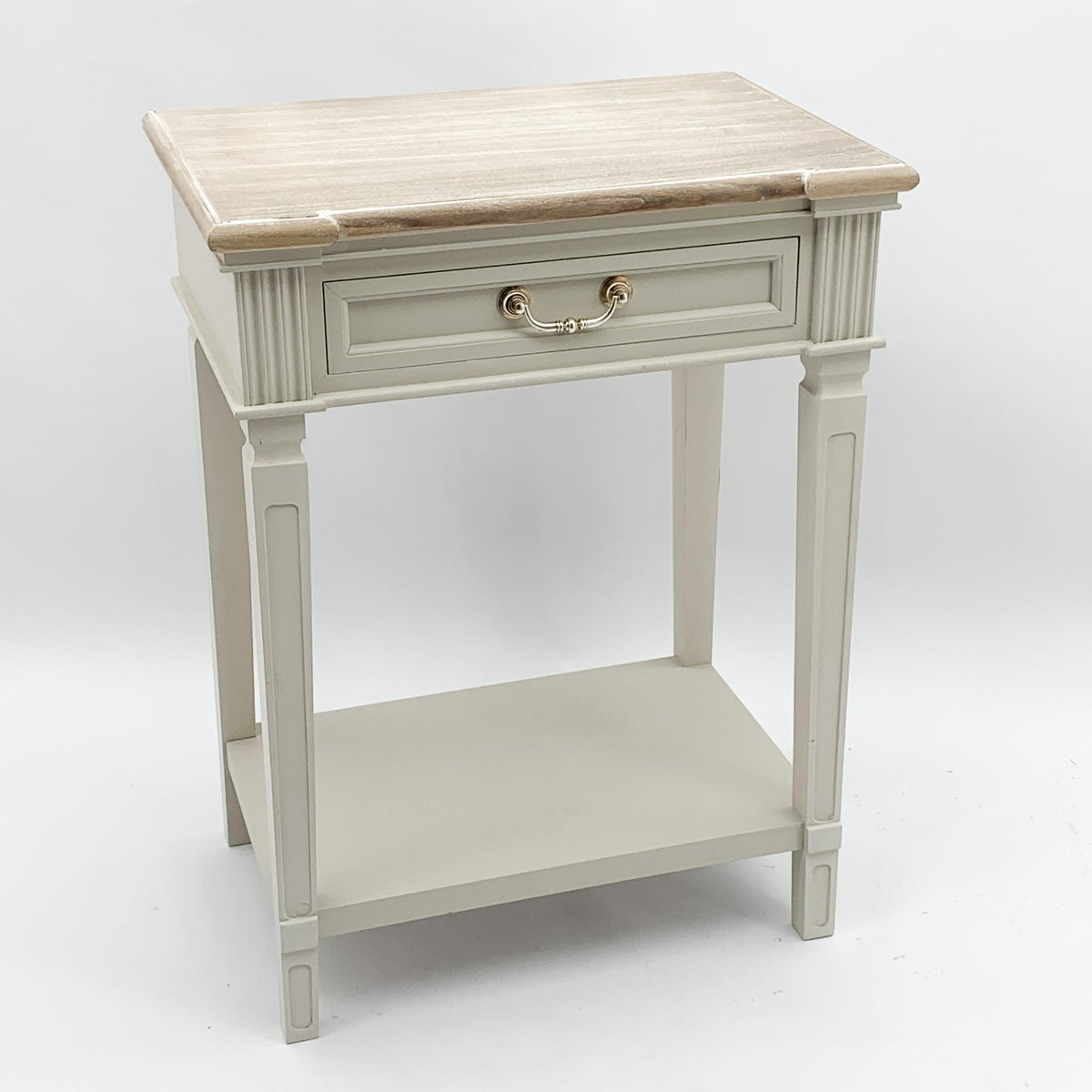 cortex-london-windsor-78cm-wooden-drawer-table-polished-finish