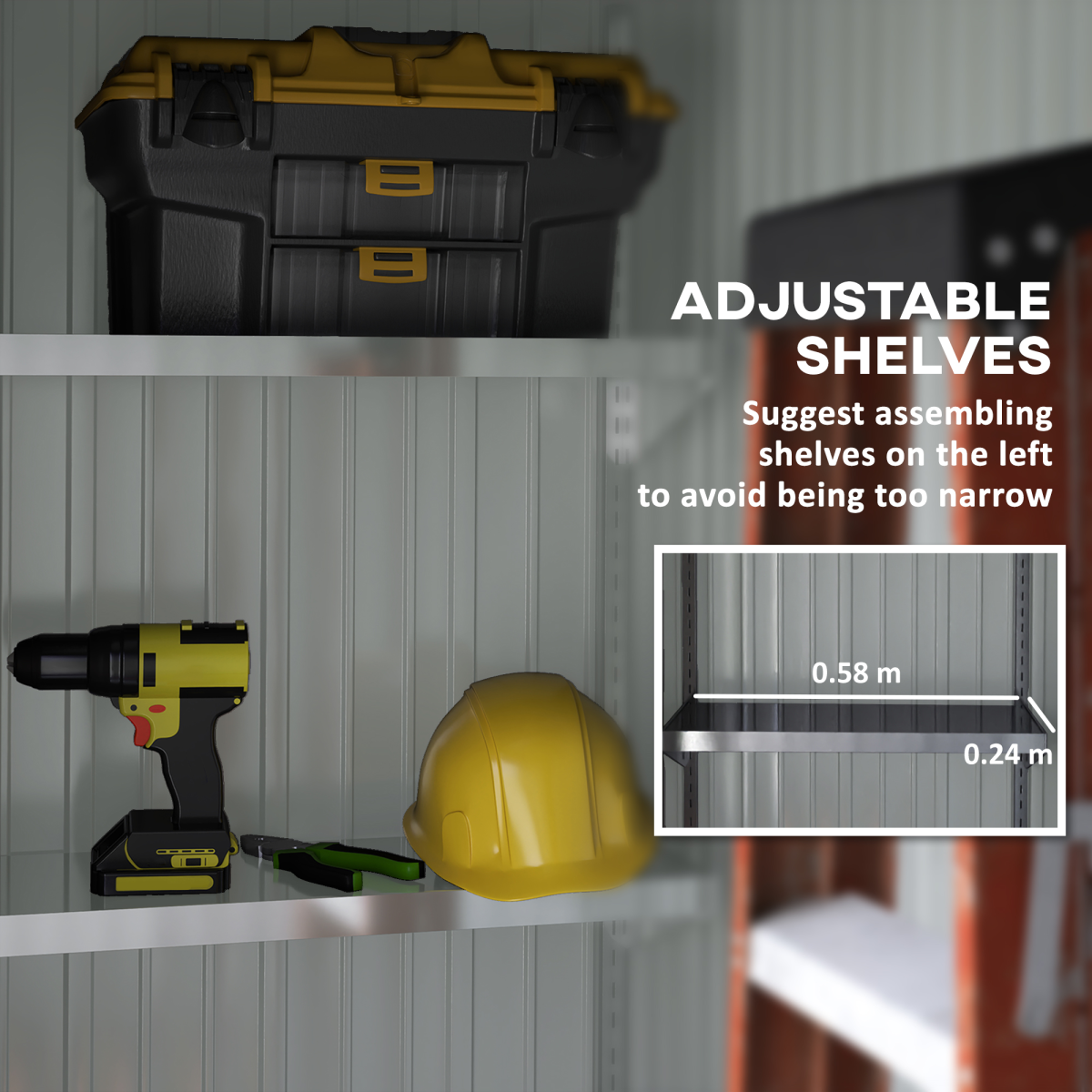 cortex-london-yorkminster-steel-garden-lean-to-shed-brown