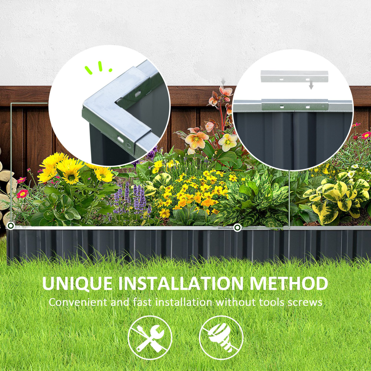 cortex-london-york-steel-raised-garden-bed-planter-with-gloves