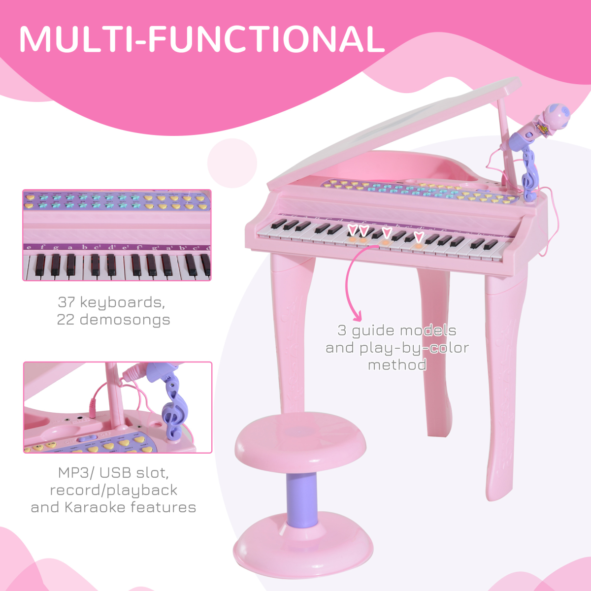 cortex-london-windsor-37-key-pink-mini-piano-keyboard-set-microphone-stool