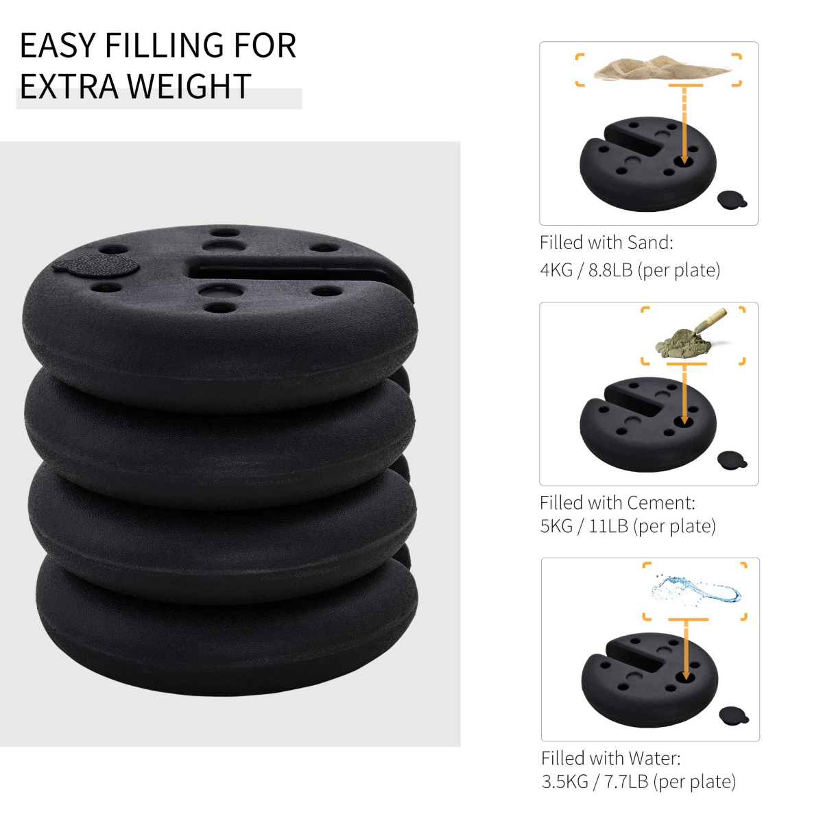 cortex-london-york-gazebo-canopy-sand-fillable-weights-set-of-4