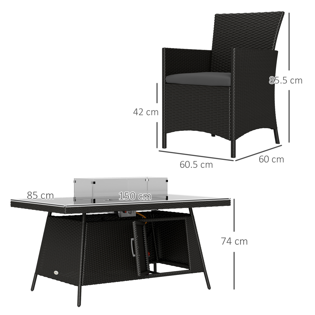 cortex-london-windsor-rattan-fire-pit-dining-set-six-armchairs-black