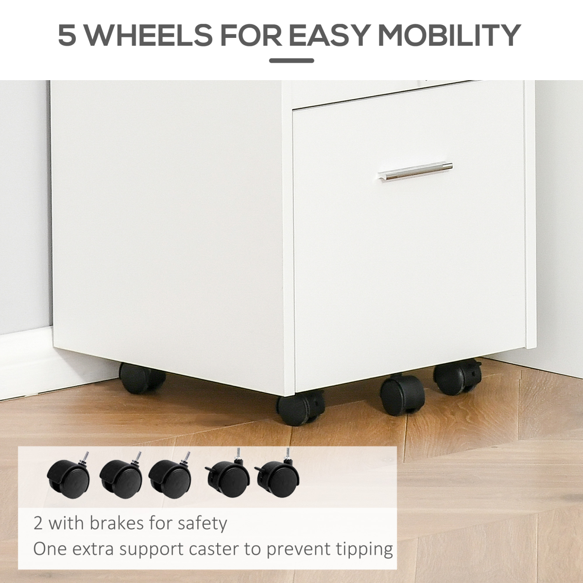 cortex-london-york-mobile-filing-cabinet-lockable-white-five-wheels