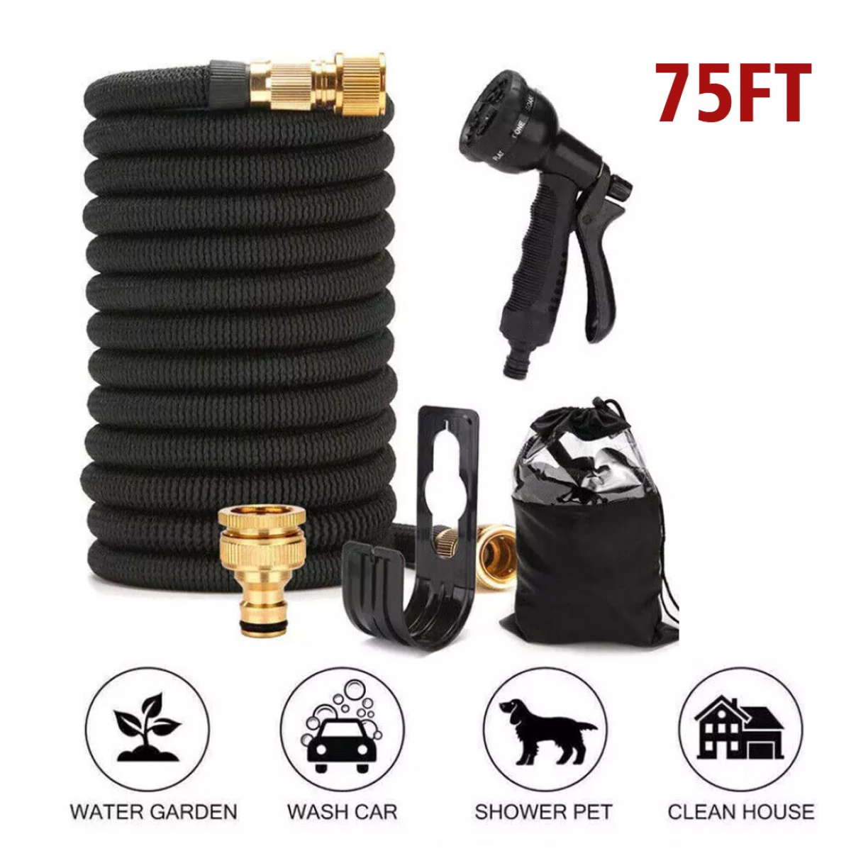 cortex-london-york-75ft-expandable-garden-hose-spray-gun-black
