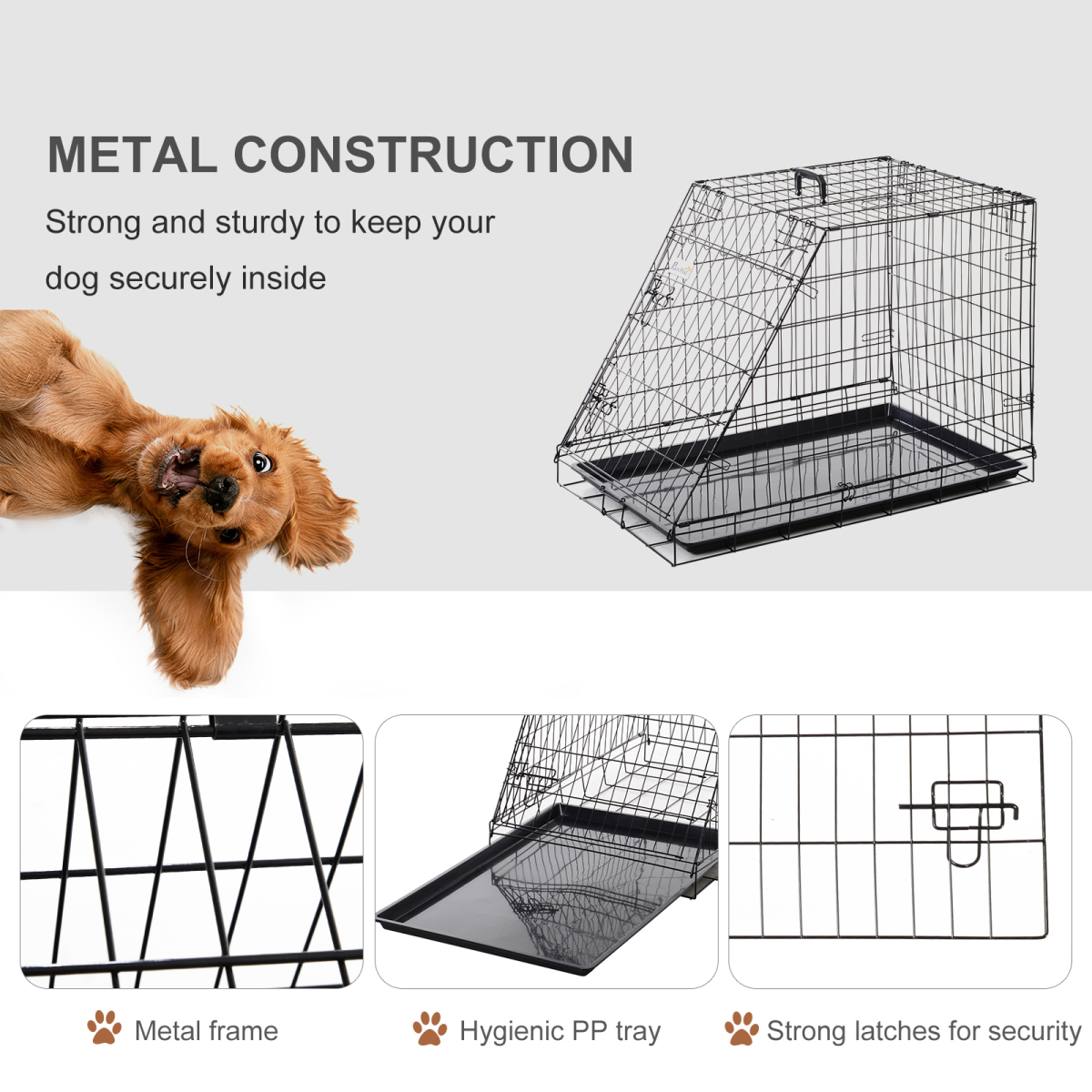 cortex-london-windsor-pawhut-collapsible-trapeze-dog-travel-cage-black