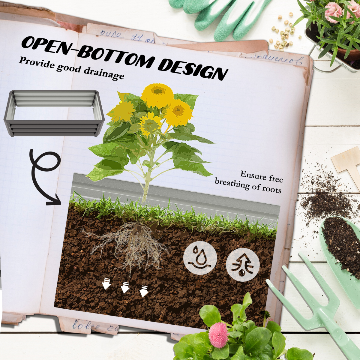 cortex-london-york-galvanised-steel-raised-garden-planter-set-dark-grey