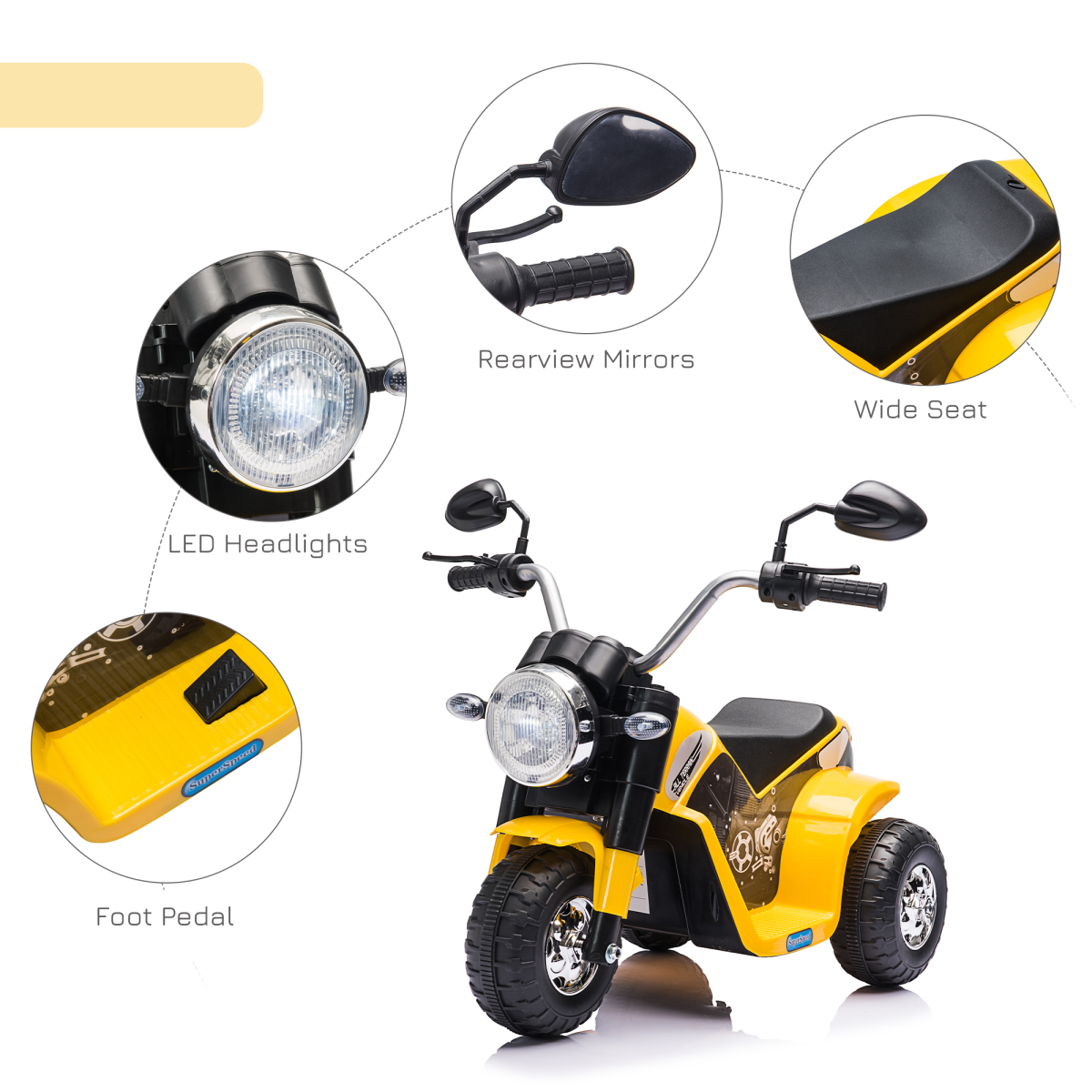 cortex-london-windsor-kids-6v-electric-motorcycle-ride-on-yellow