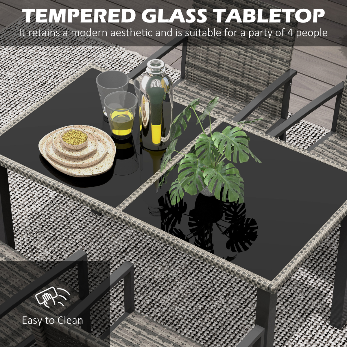 cortex-london-windsor-four-seater-rattan-garden-dining-set-mixed-grey-glass-tabletop