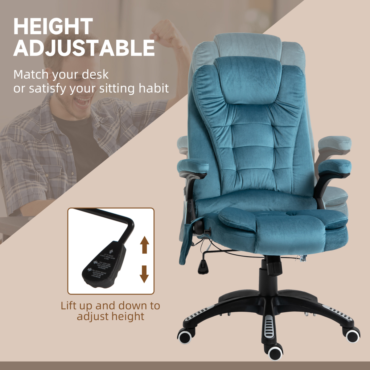 cortex-london-windsor-blue-heated-massage-executive-reclining-chair