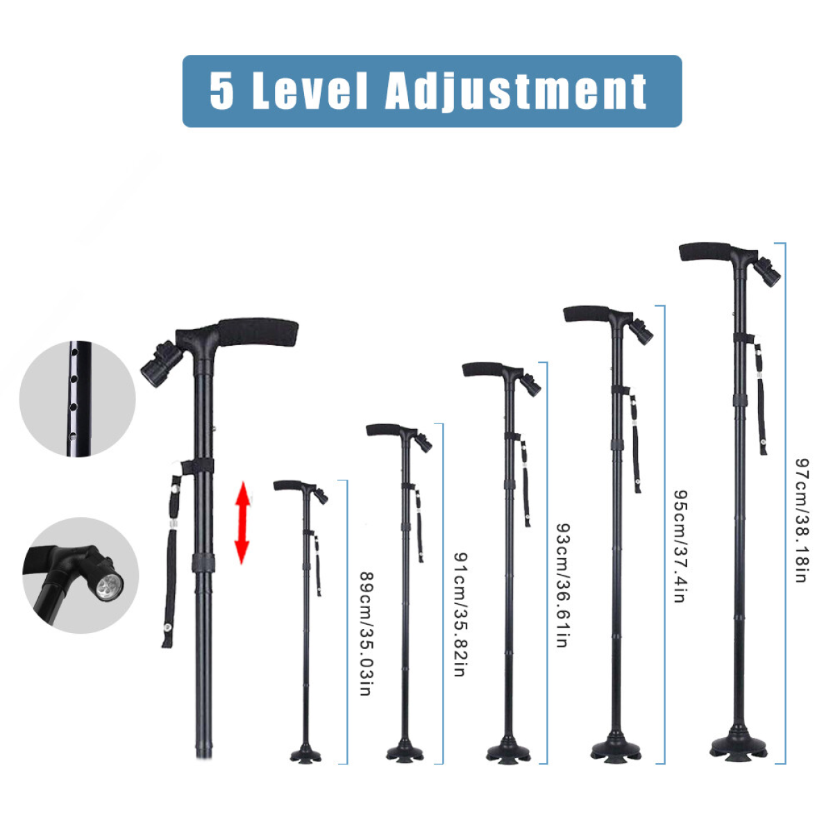 cortex-london-windsor-led-folding-walking-cane-black-aluminium-alloy