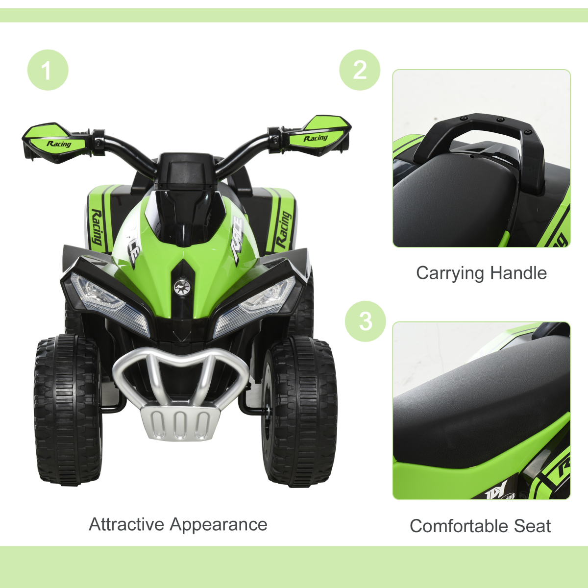 cortex-london-windsor-quad-toddler-foot-to-floor-ride-on-car-four-wheel-sliding-walking-car-working-lights-three-songs