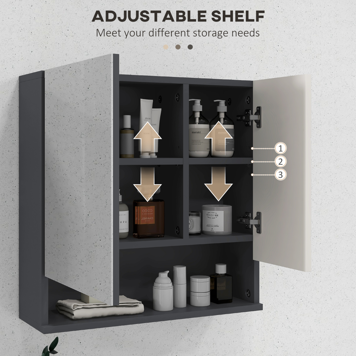 cortex-london-windsor-bathroom-mirror-storage-cupboard-light-grey-dark-grey-two-cupboards-bottom-shelf