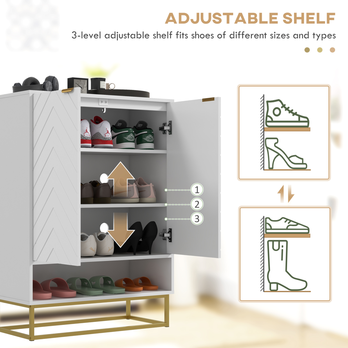 cortex-london-windsor-chevron-12-pair-shoe-cabinet-white-gold-tone-mdf-steel