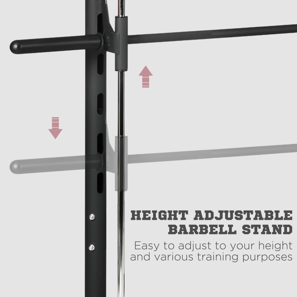 cortex-london-windsor-adjustable-squat-rack-pull-up-bar-barbell-bar-black-silver