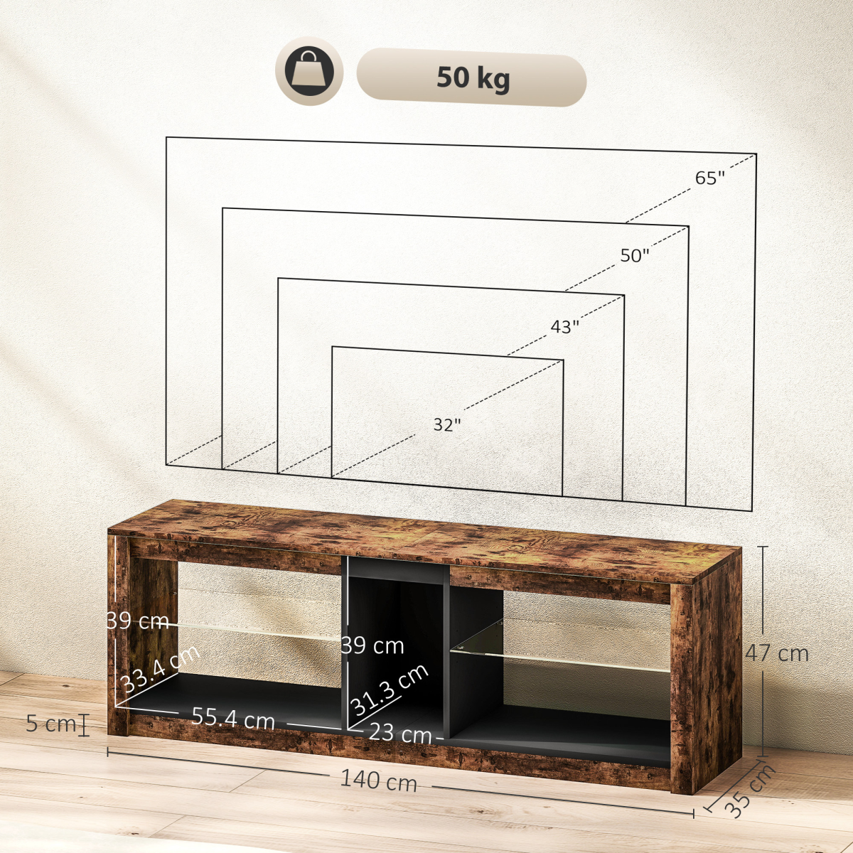 cortex-london-windsor-led-tv-stand-rustic-brown