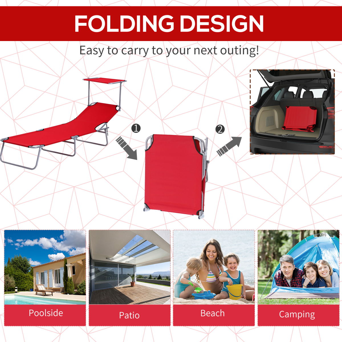 cortex-london-windsor-red-folding-sun-lounger-recliner-sunshade