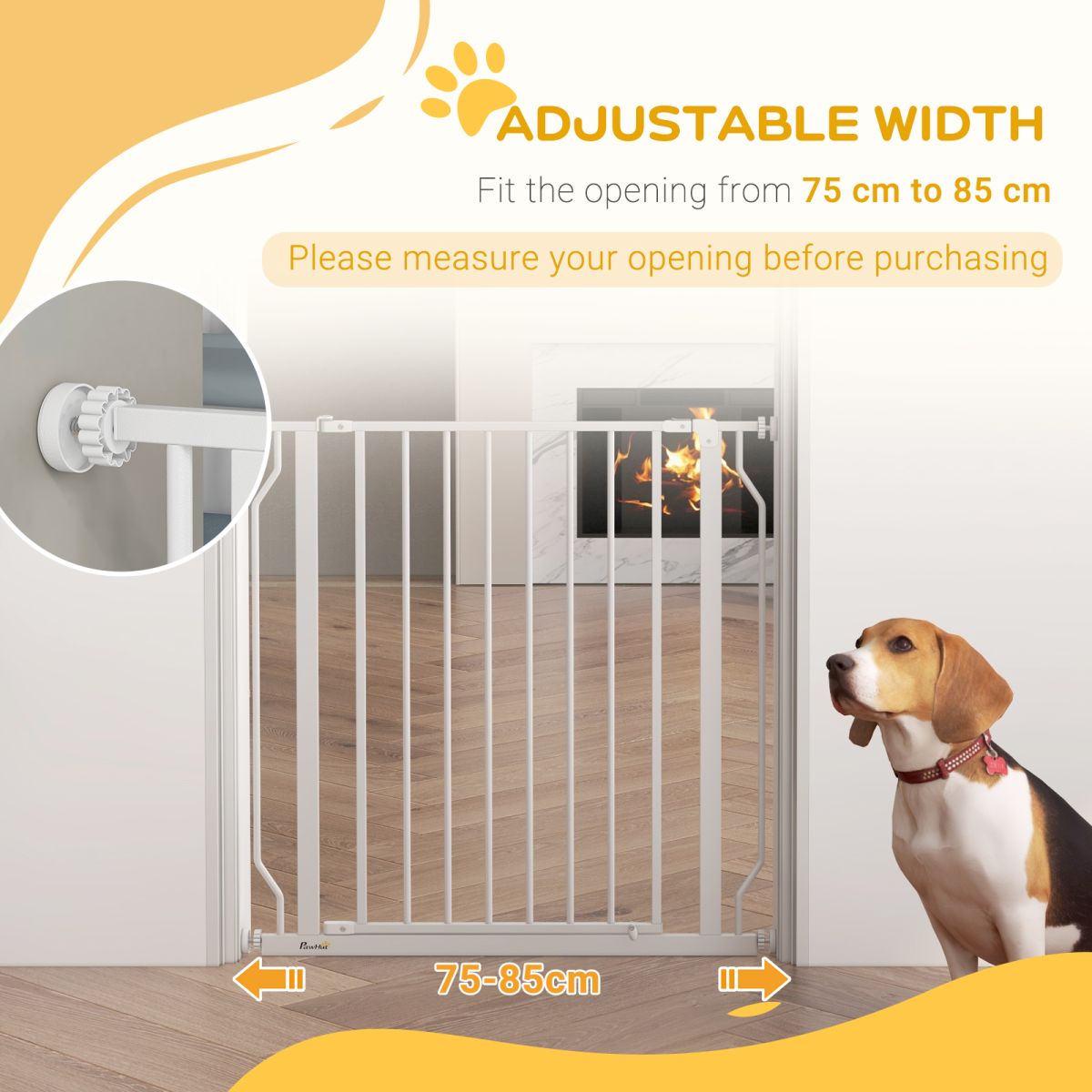 cortex-london-windsor-white-steel-dog-stair-gate