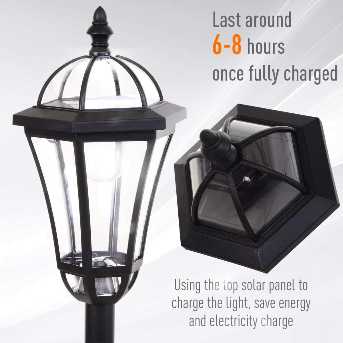 cortex-london-windsor-solar-led-garden-lamp-posts-set-of-2-black