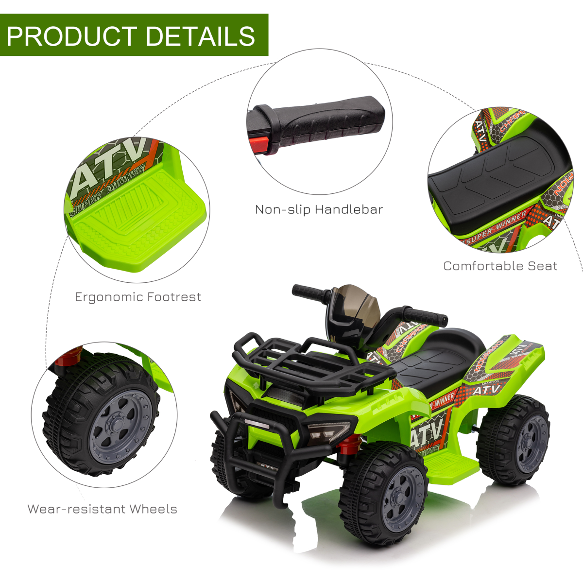 cortex-london-windsor-6v-kids-electric-ride-on-quad-bike-atv