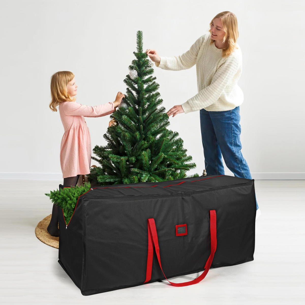 VINSANI BLACK XMAS TREE STORAGE BAG