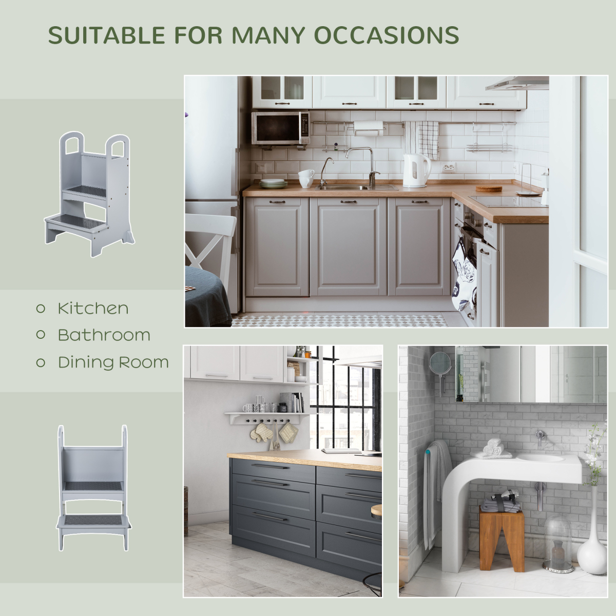 cortex-london-windsor-kids-wooden-two-step-stool-grey-non-slip-panels