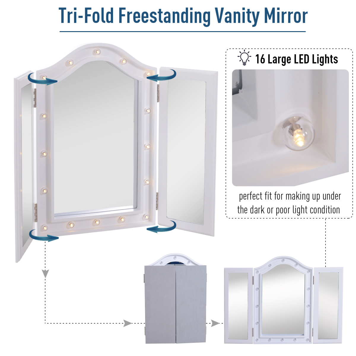cortex-london-windsor-led-tri-fold-vanity-mirror-white