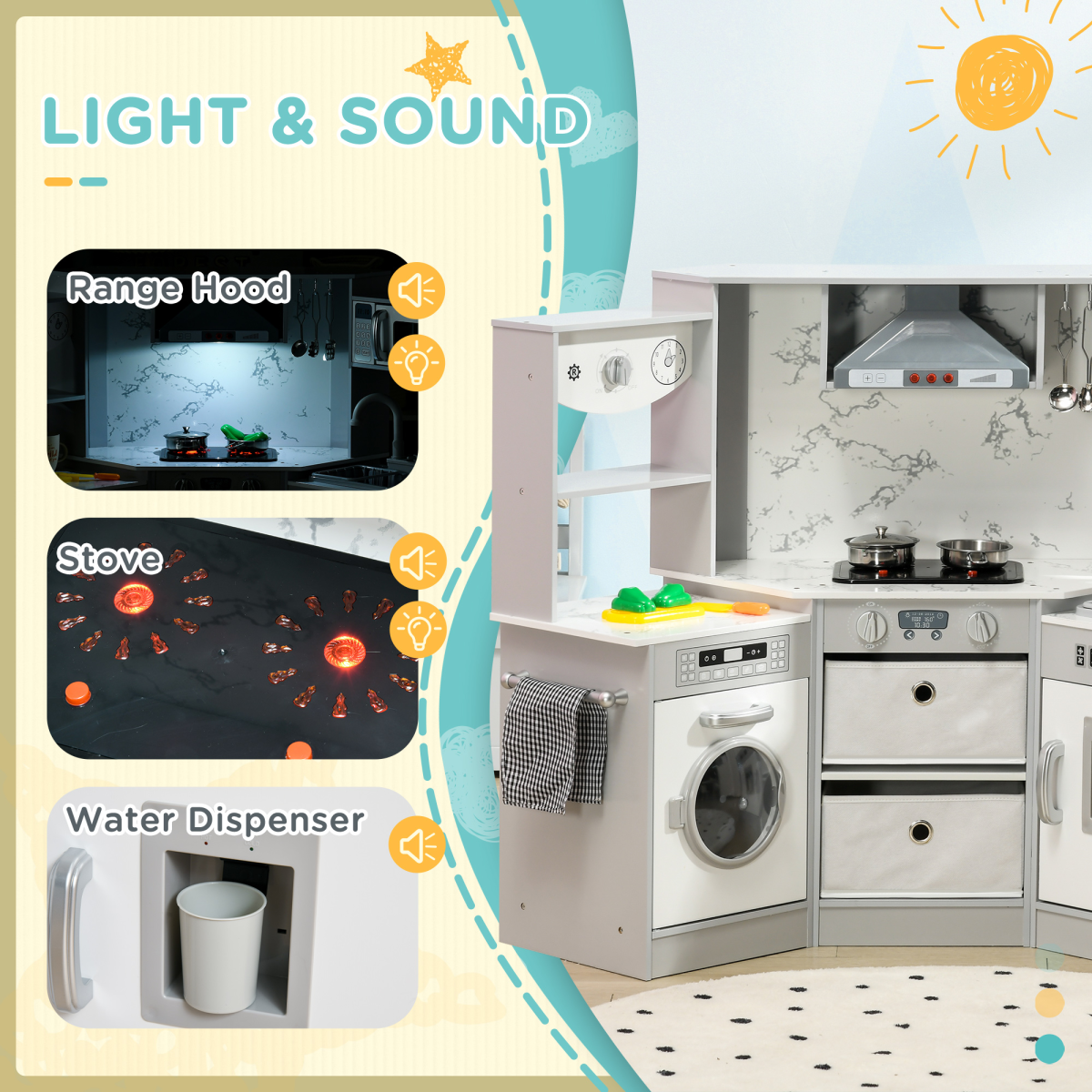 cortex-london-windsor-grey-toy-kitchen-playset-running-water-apron-chef-hat