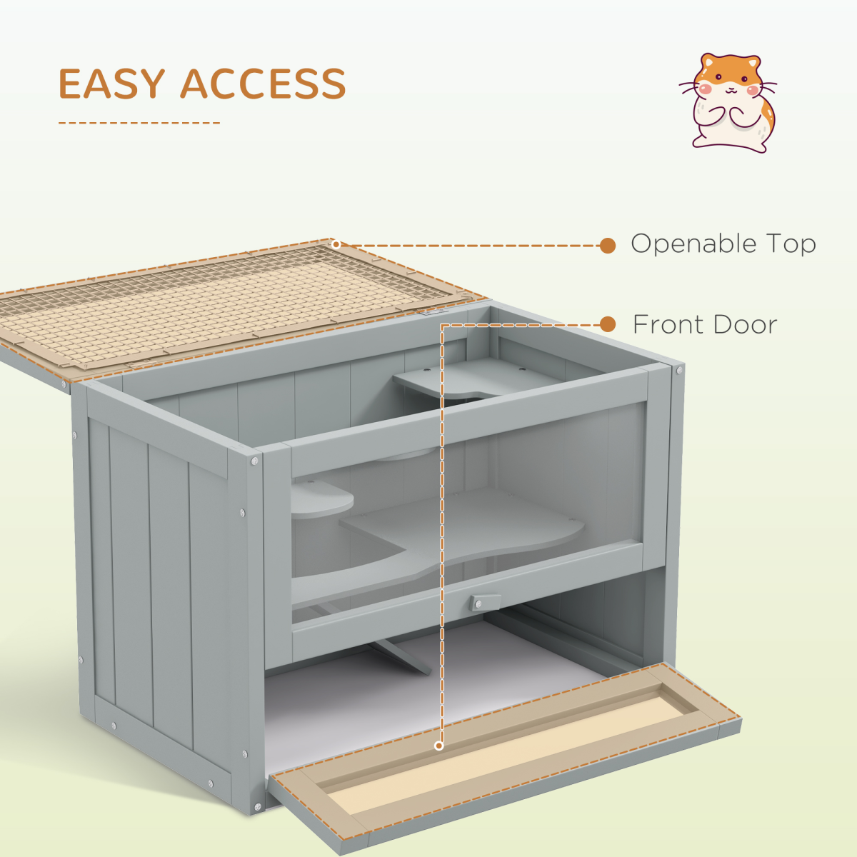 cortex-london-windsor-two-level-fir-wood-hamster-cage-grey