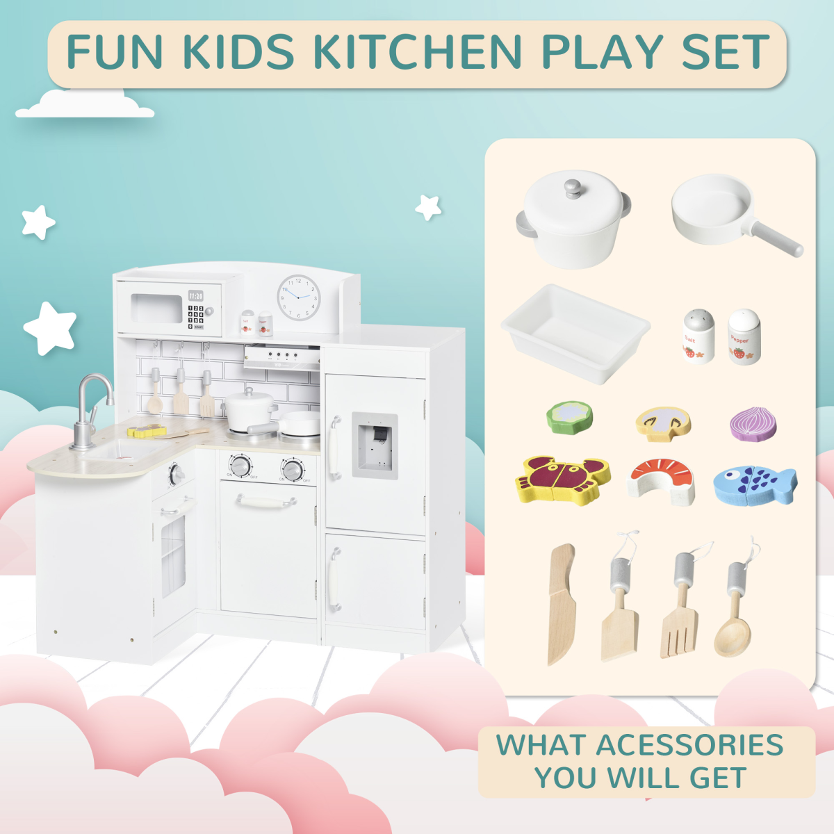 cortex-london-windsor-kids-play-kitchen-white-14-piece-water-dispenser