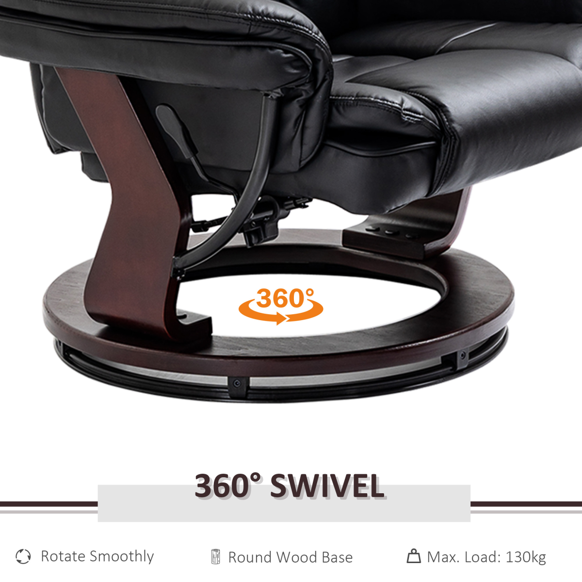 cortex-london-windsor-black-faux-leather-swivel-manual-recliner-footrest-set