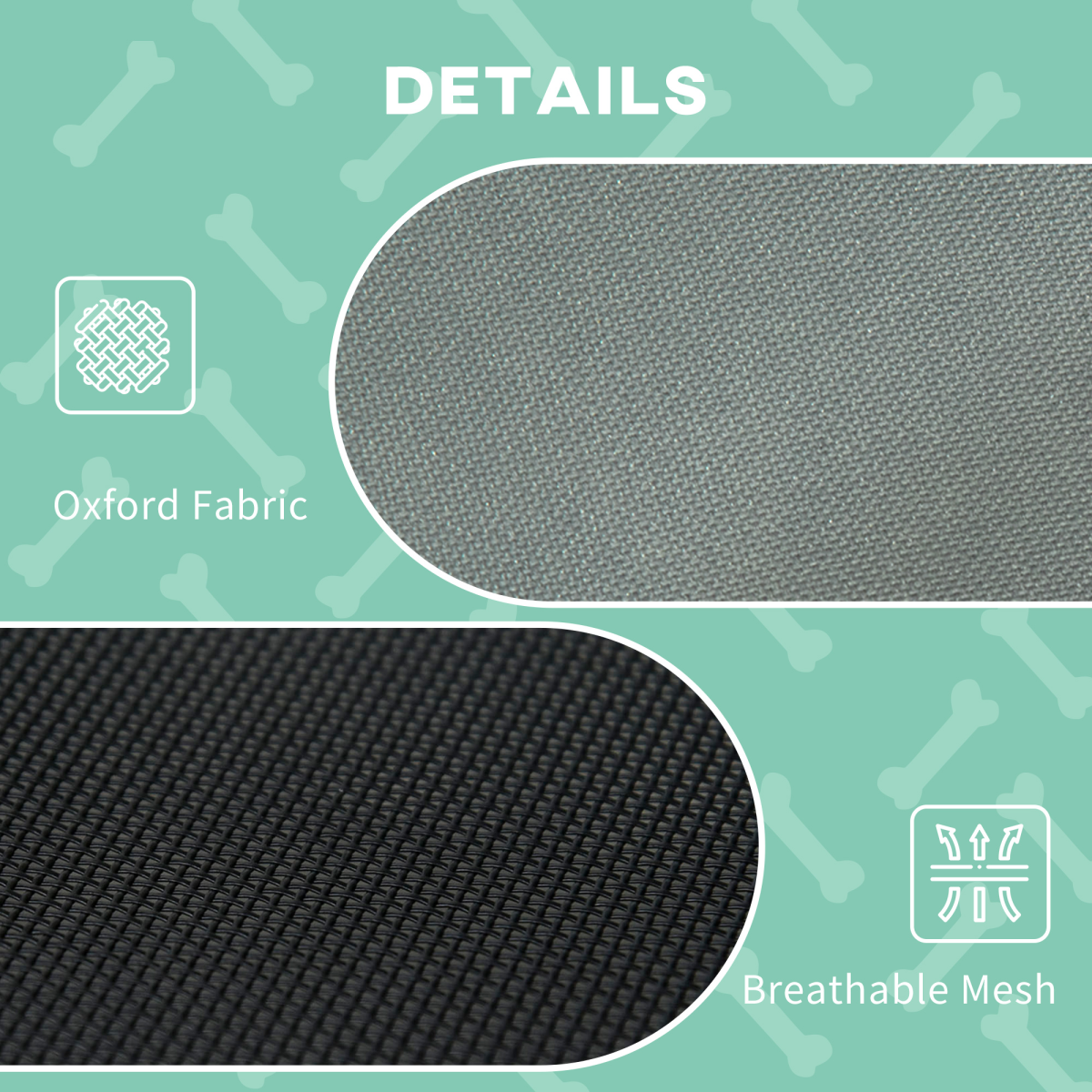 cortex-london-windsor-61cm-elevated-dog-bed-uv-canopy-grey-pawhut