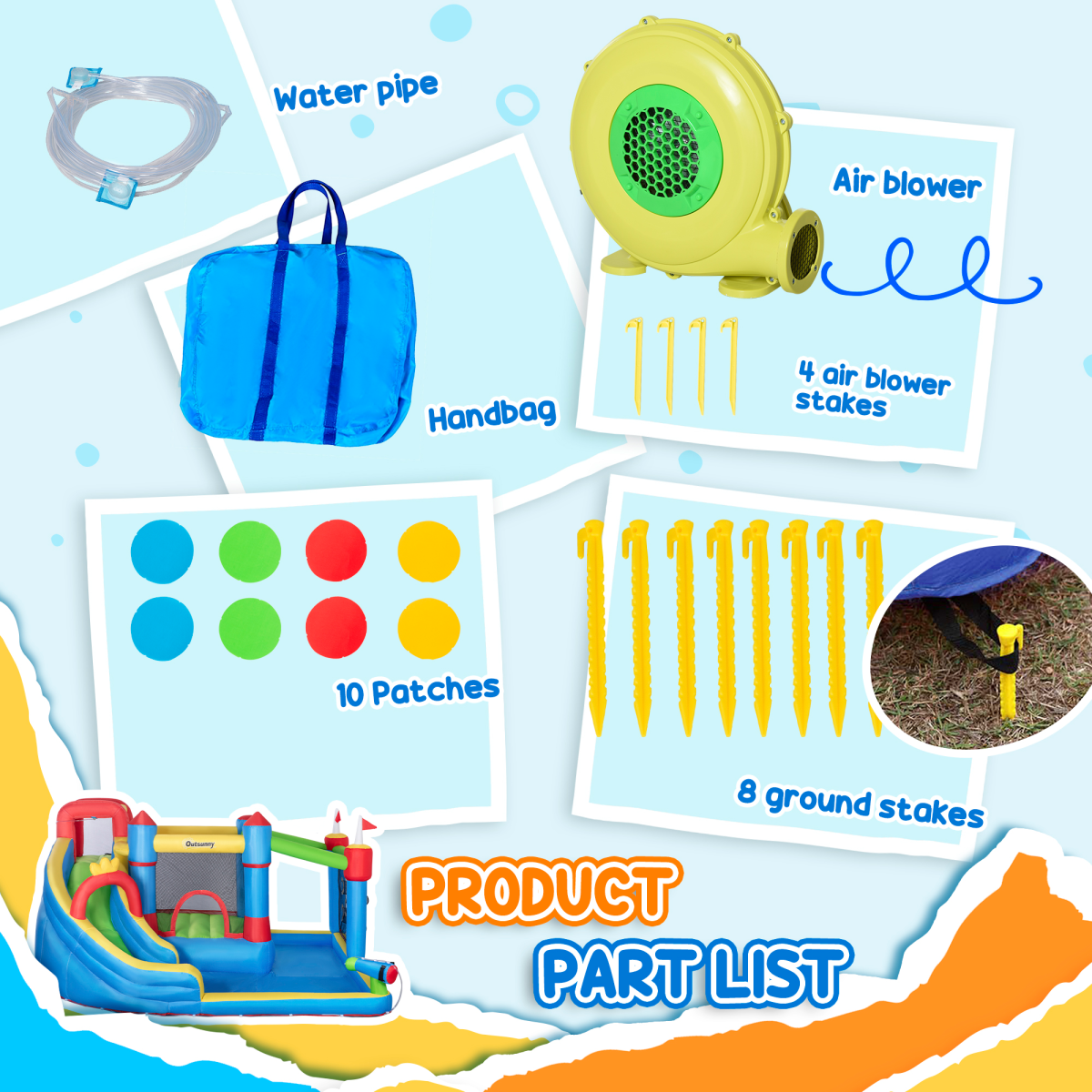 cortex-london-windsor-kids-6-in-1-inflatable-water-slide-water-gun-castle
