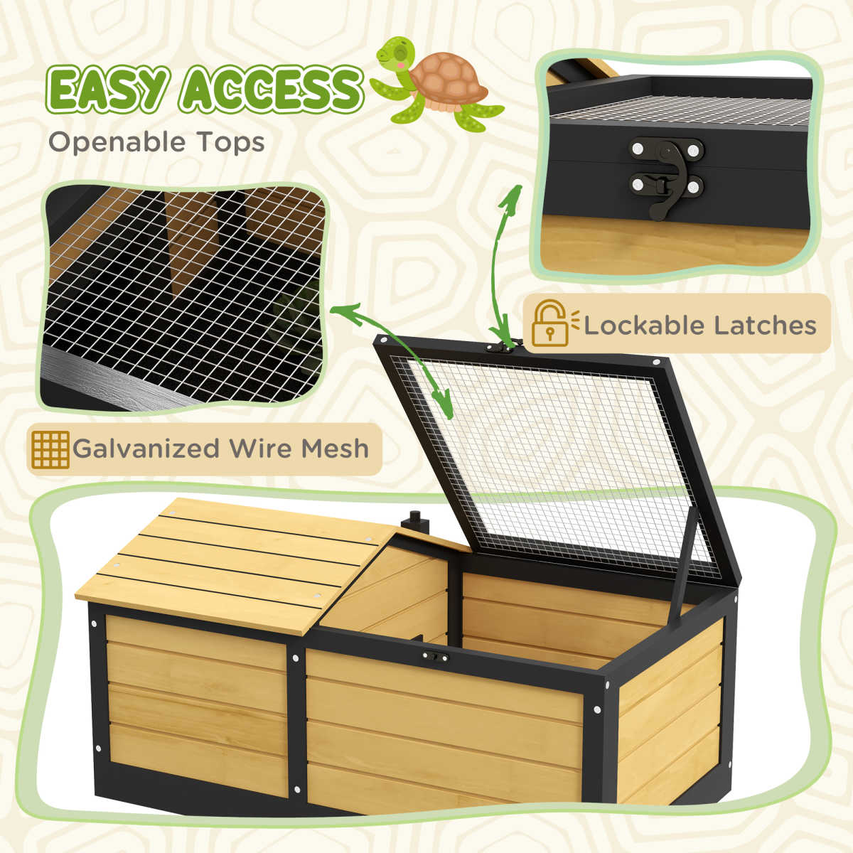 cortex-london-windsor-pawhut-yellow-wooden-tortoise-house-hide-shelter-run