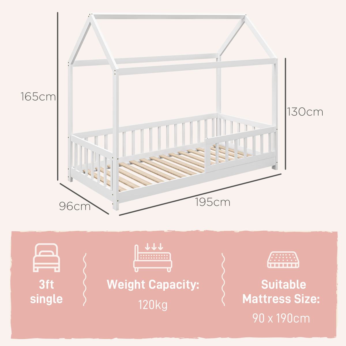 cortex-london-windsor-house-kids-bed-frame-white-pine-wood-safety-fence