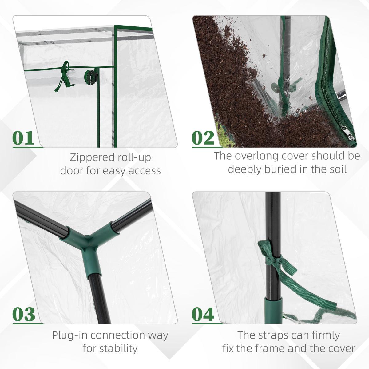 cortex-london-windsor-outdoor-greenhouse-steel-frame-pvc-cover-green
