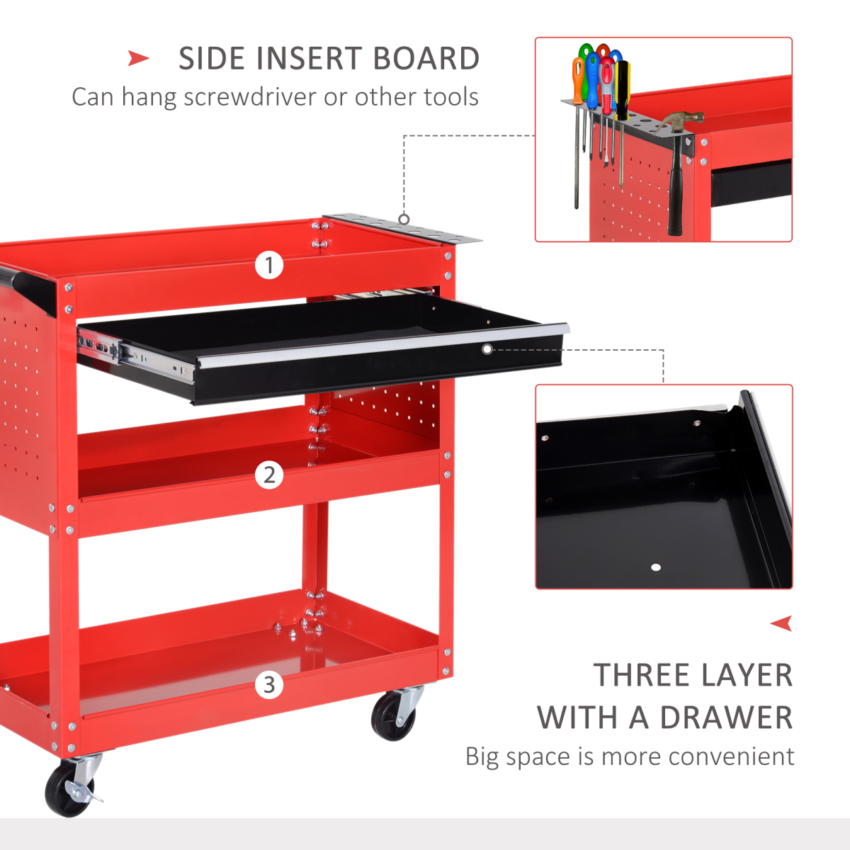 cortex-london-york-three-tier-tool-trolley-cabinet-red-lockable-casters