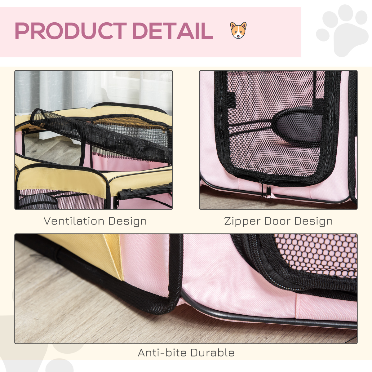 cortex-london-windsor-pink-pet-playpen-small