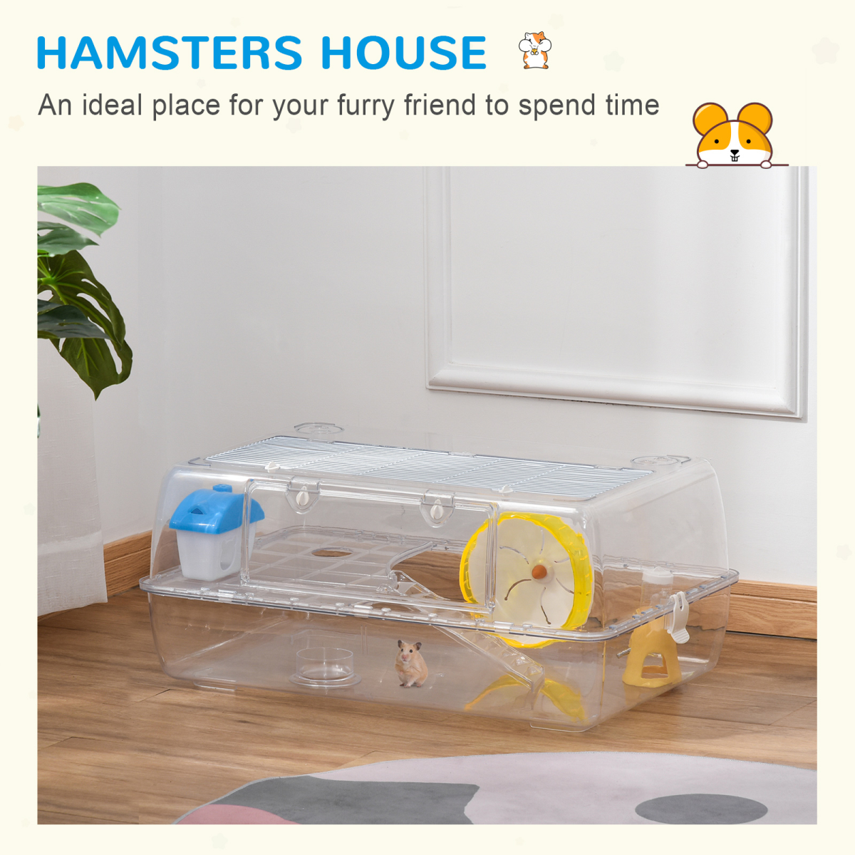 cortex-london-york-pawhut-two-storey-hamster-cage-running-wheel
