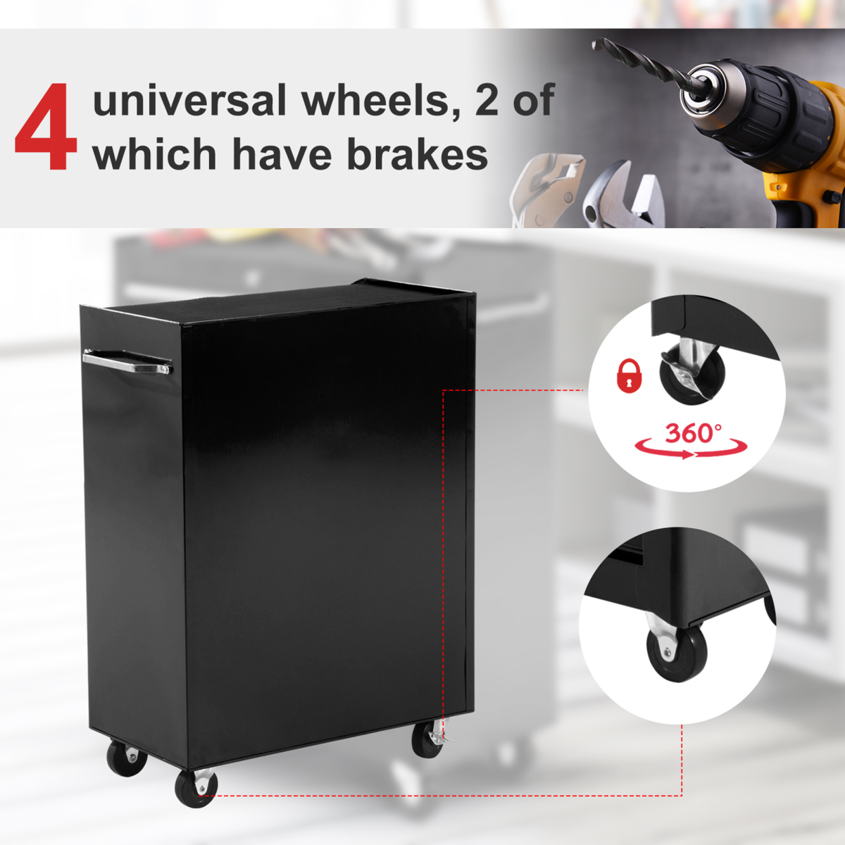 cortex-london-york-five-drawer-lockable-steel-tool-storage-cabinet-black