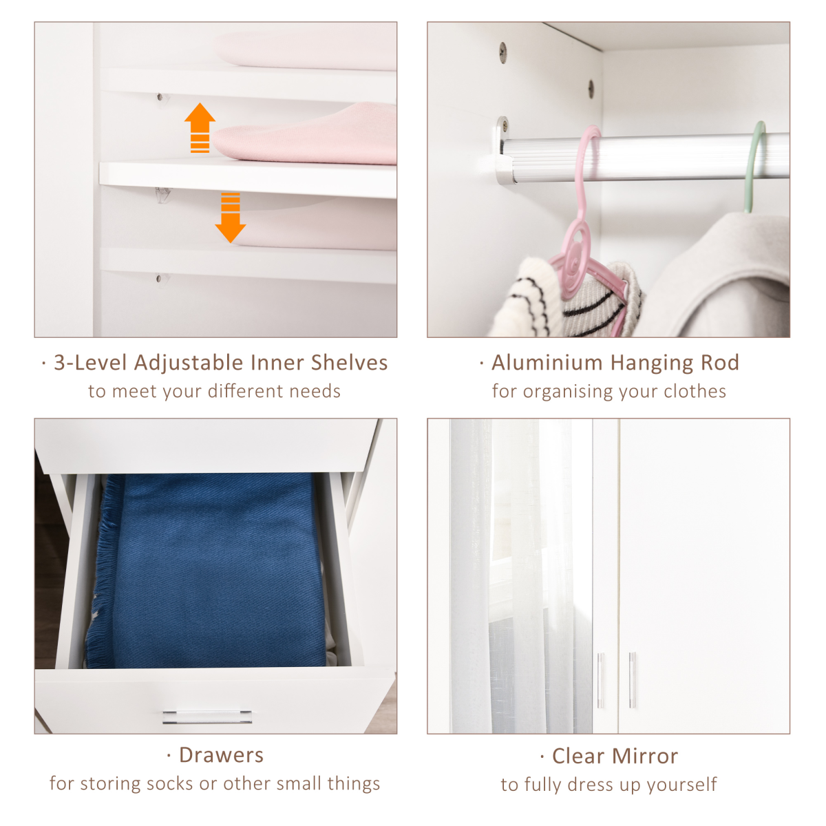cortex-london-windsor-white-2-door-mirrored-wardrobe-3-drawers-180cm