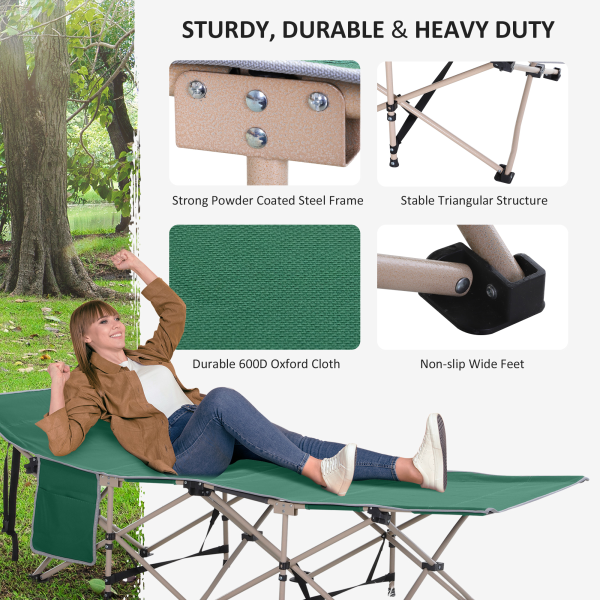 cortex-london-windsor-portable-camping-cot-green-outsunny