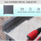 cortex-london-kensington-galvanised-grey-garden-storage-cabinet-potting-bench-table