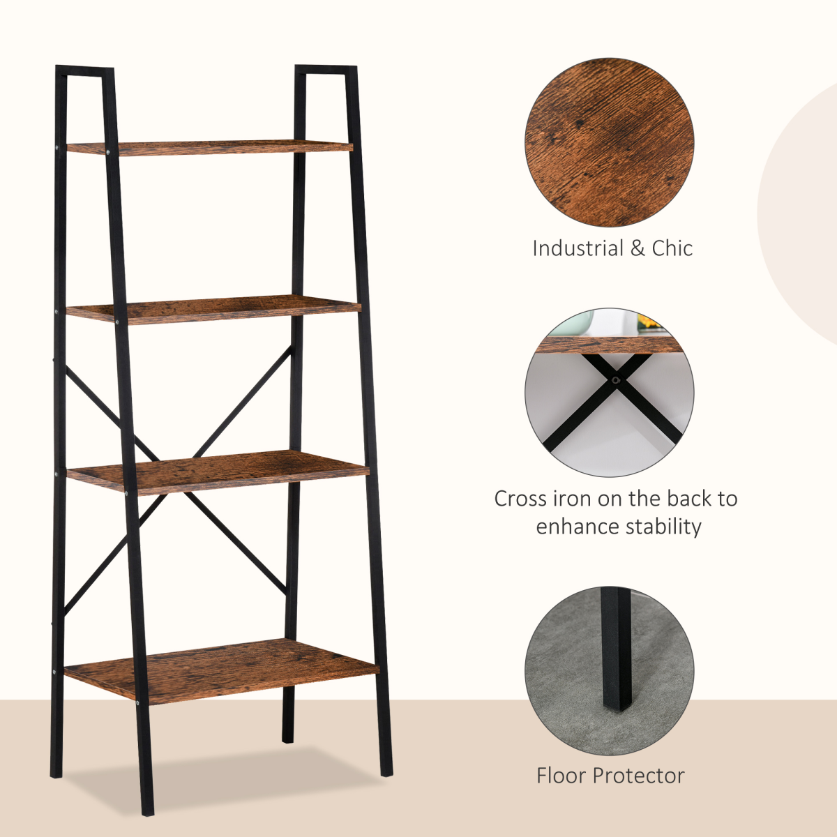 cortex-london-windsor-four-tier-ladder-shelf-steel-frame-storage