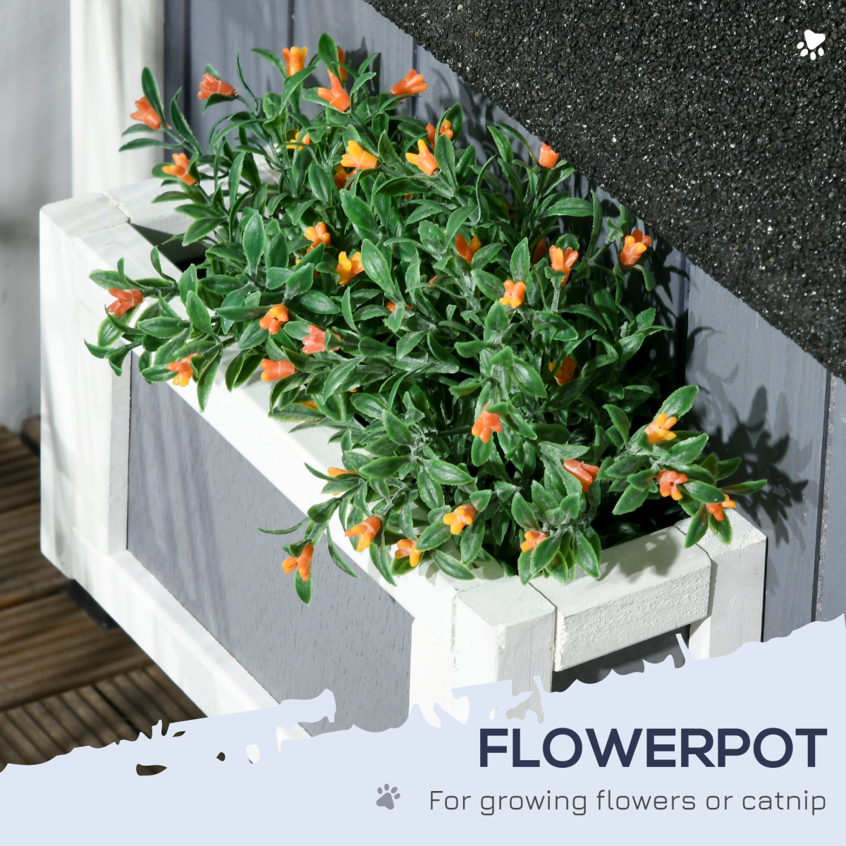 cortex-london-windsor-fir-wood-outdoor-cat-house-flower-pot