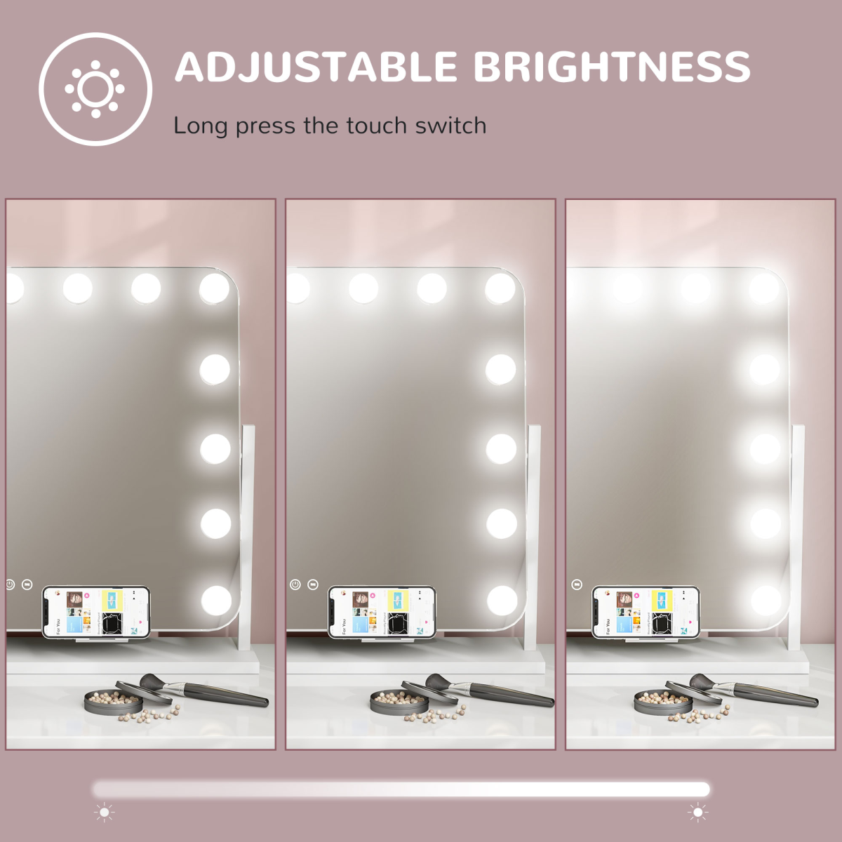 cortex-london-kensington-hollywood-led-makeup-mirror-white-14-led-bulbs-usb-port-10x-magnifying-mirror