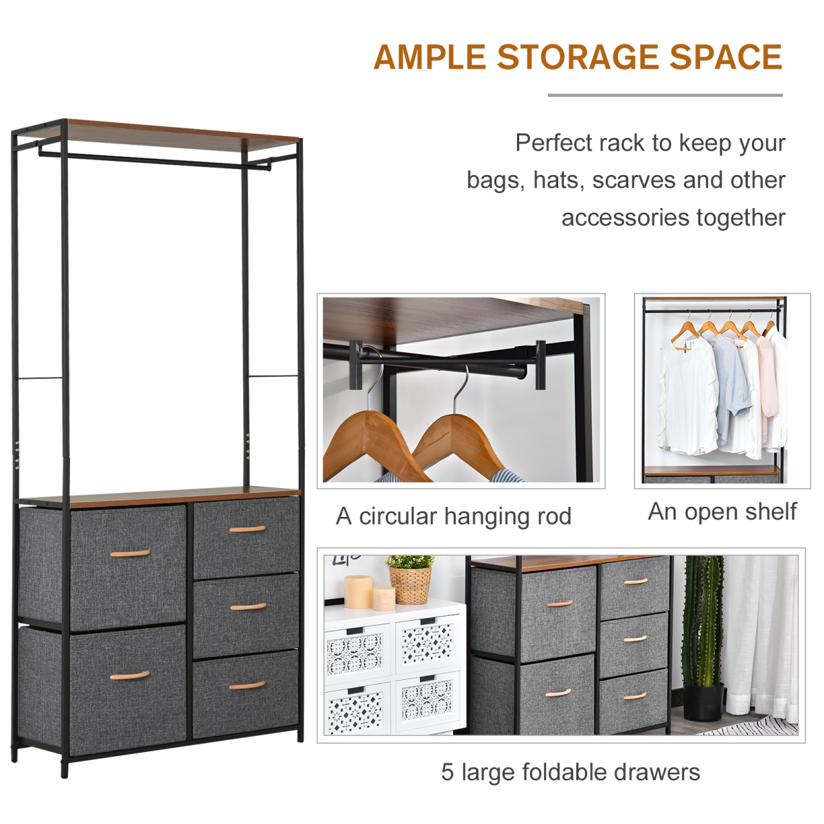 cortex-london-windsor-175x83cm-freestanding-steel-clothes-hanger-storage-unit