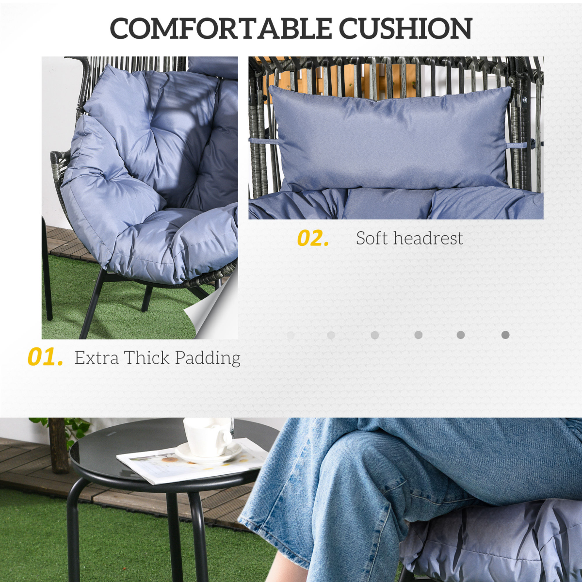 cortex-london-outsunny-rattan-leisure-chair-cushion-garden-egg-chair-headrest-grey